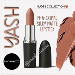 MAC Cosmetics Silky Matte Lipstick Yash Ultra Light Neutral Brand New In Box